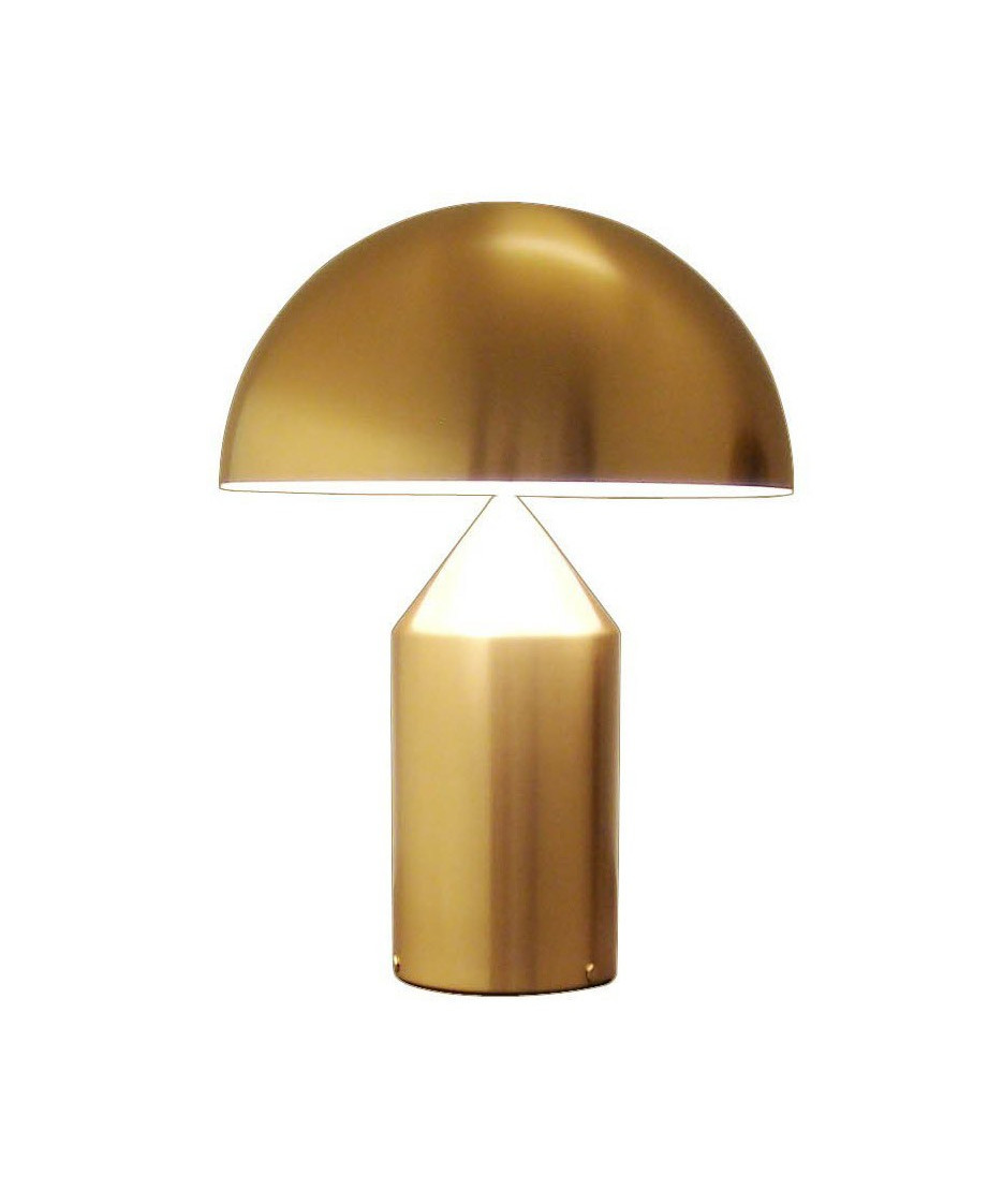 Image of Atollo Tischleuchte Medium Gold - Oluce bei Lampenmeister.ch